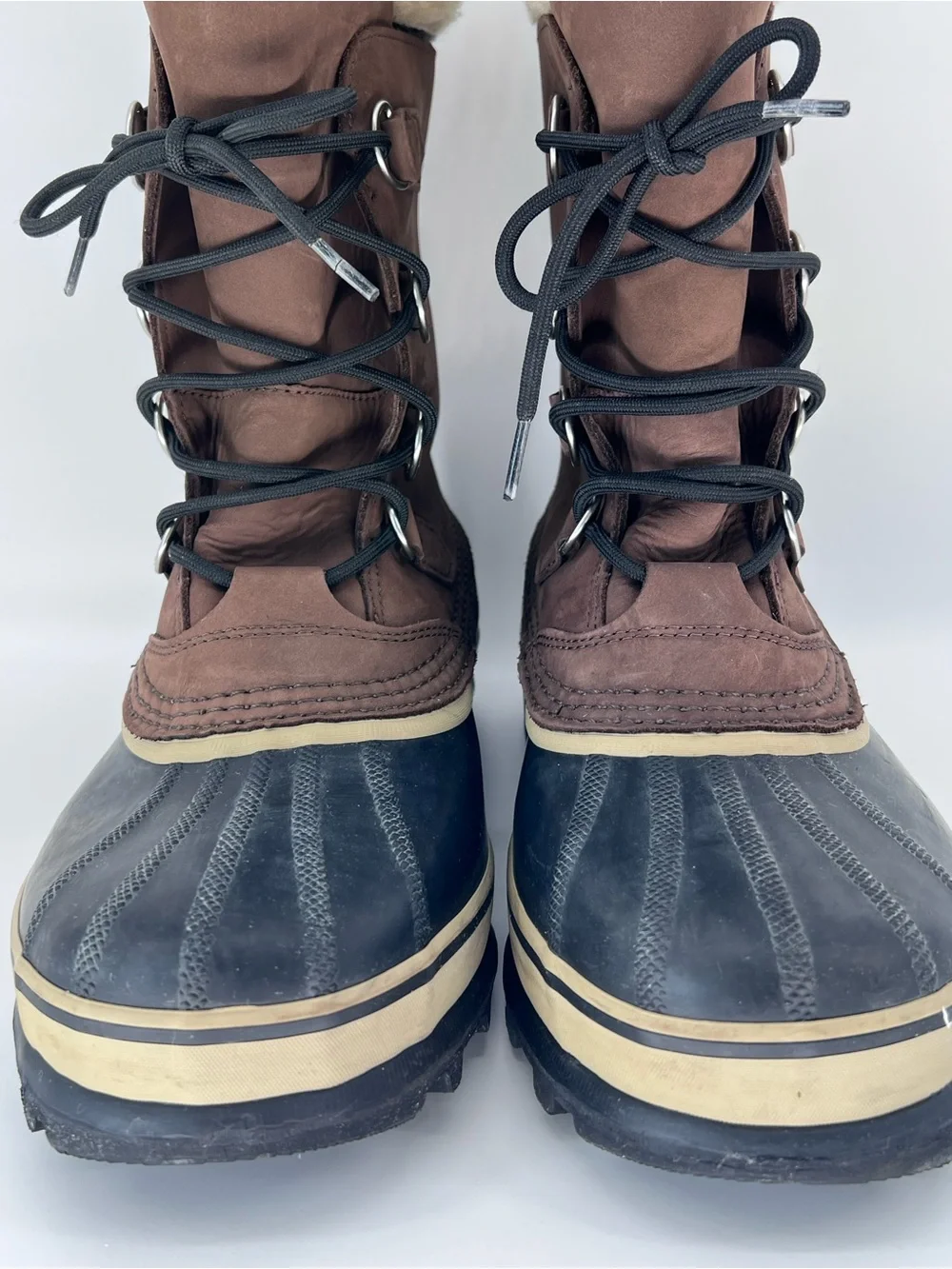 SOREL Men's Caribou Winter Boots Sz 11 Brown Winter Waterproof Outdoors